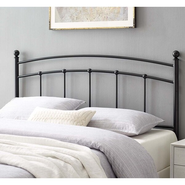 Tyler Arched King Size Black Metal Headboard Bed Bath Beyond 31579137
