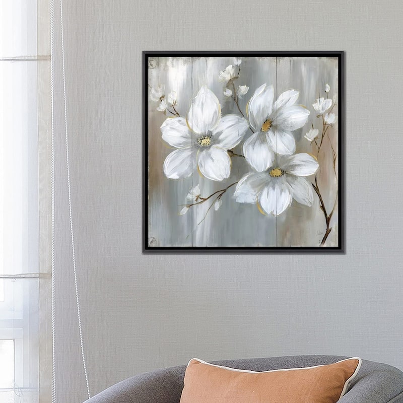 iCanvas "Summer In Neutral II" by Nan Framed