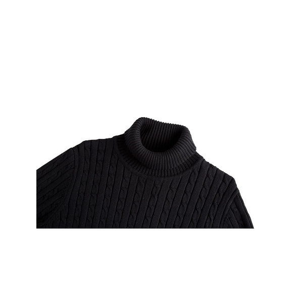 Shop Men Turtleneck Long Sleeves Pullover Cable Knitted Shop Men Turtleneck Long Sleeves Pullover Cable Knitted