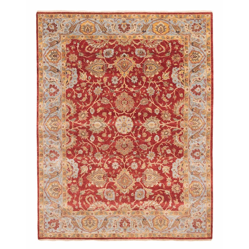 ECARPETGALLERY Hand-knotted Jamshidpour Red Wool Rug - 8'1 x 10'0
