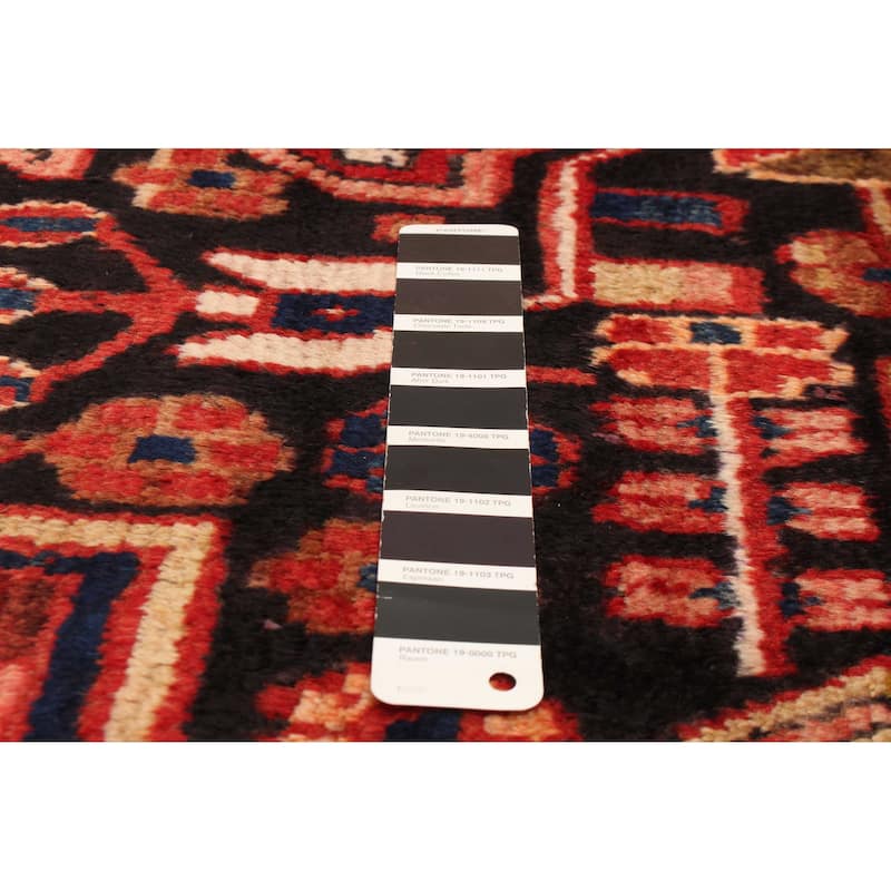 ECARPETGALLERY Hand-knotted Andelz Black Wool Rug - 4'5 x 7'10