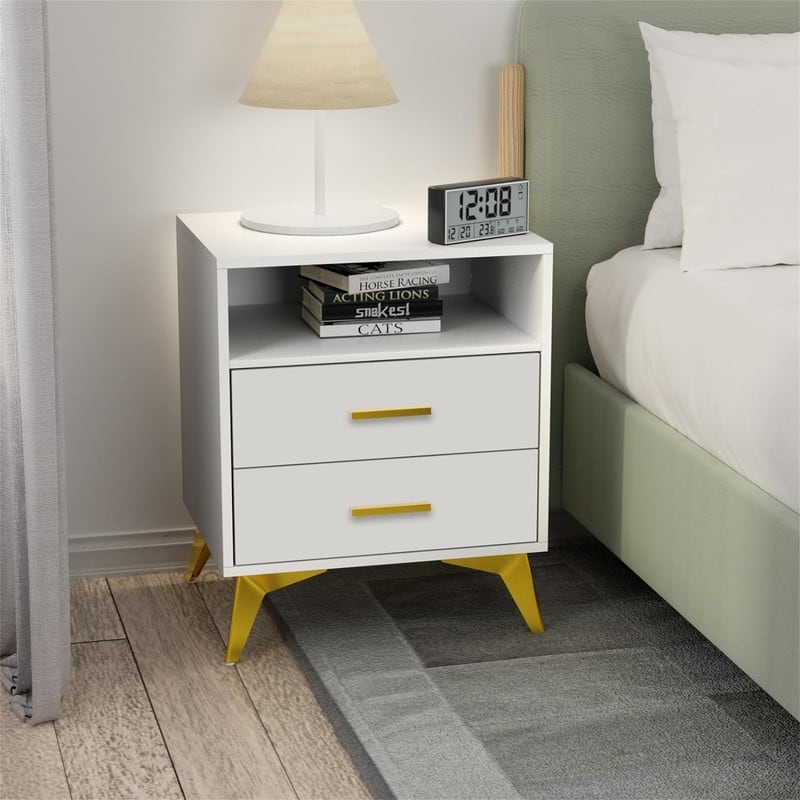 Nightstand with 3 Drawers