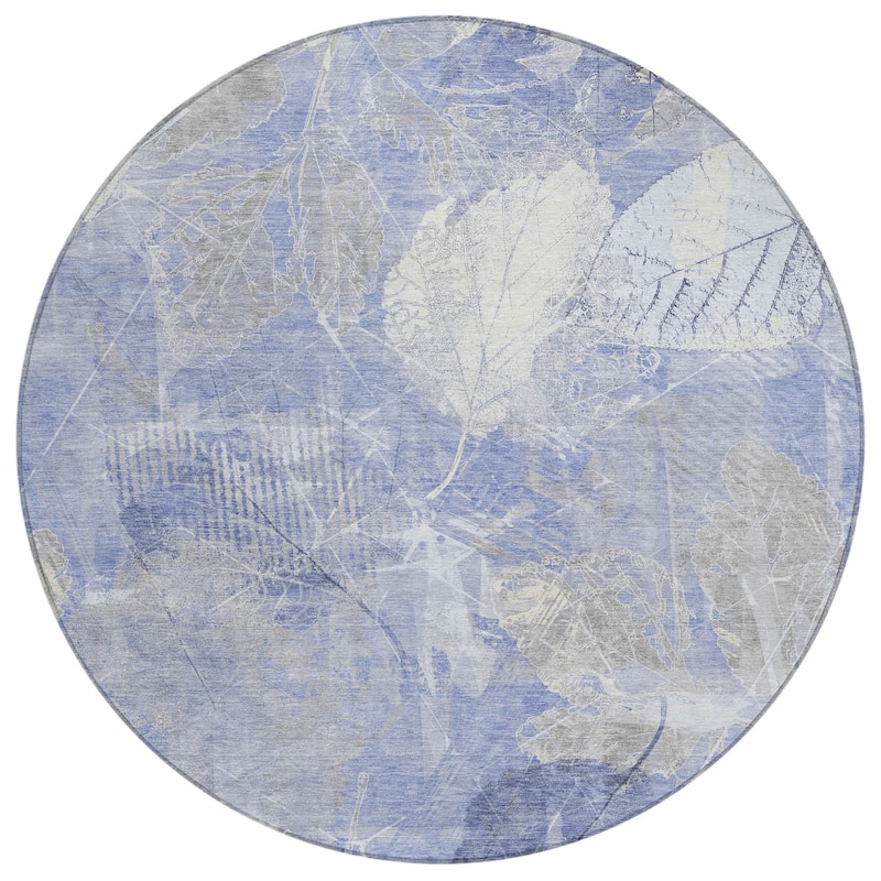 HomeRoots Floral Transitional Rectangle Outdoor Rug