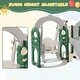preview thumbnail 16 of 28, Toddler Slide and Swing Set 8 in 1 with Basketball Hoop