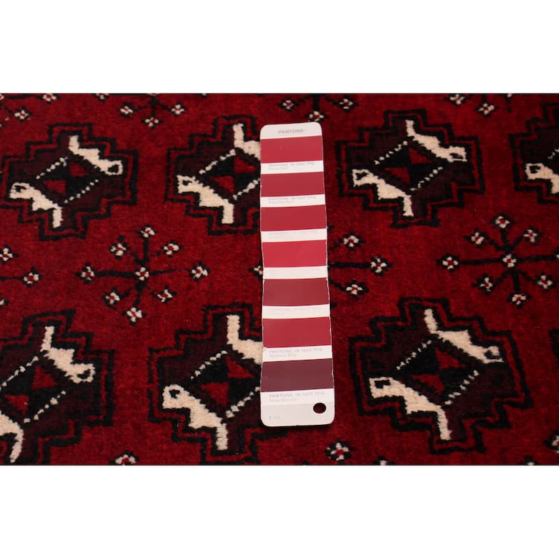 ECARPETGALLERY Hand-knotted Royal Baluch Red Wool Rug - 3'6 x 6'8