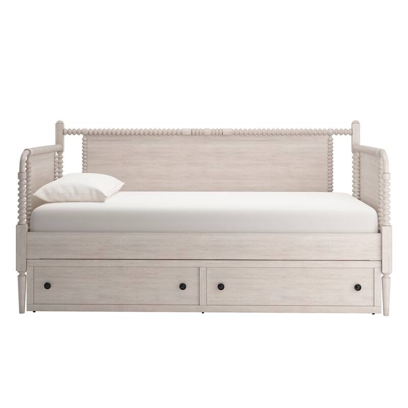 Dane Traditional Beaded Wood Daybed and Trundle by iNSPIRE Q Classic