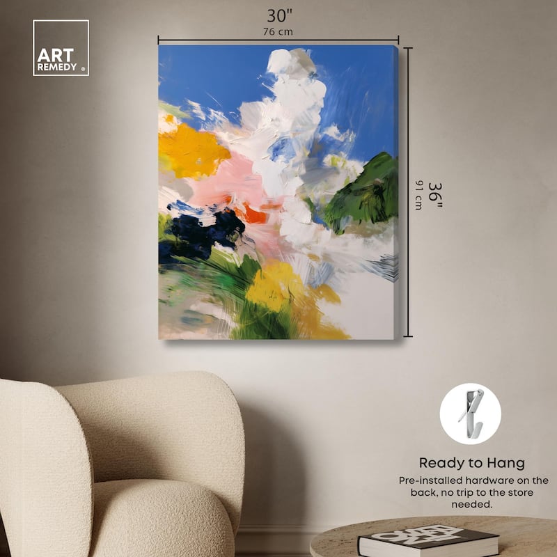Clouds and Color II Canvas by Art Remedy, Gallery Wrapped
