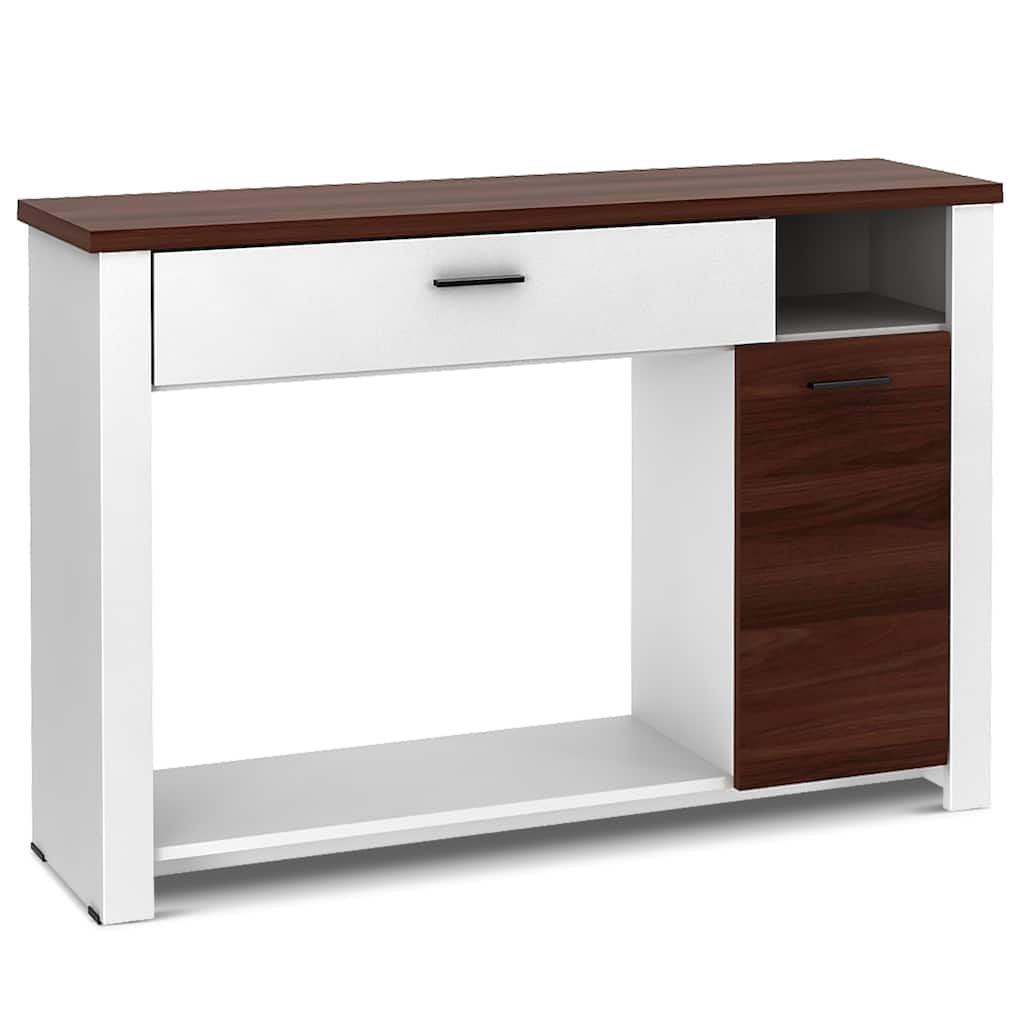 Costway 48'' Console Sofa Table with Drawer Height Adjust Cabinet - See Details