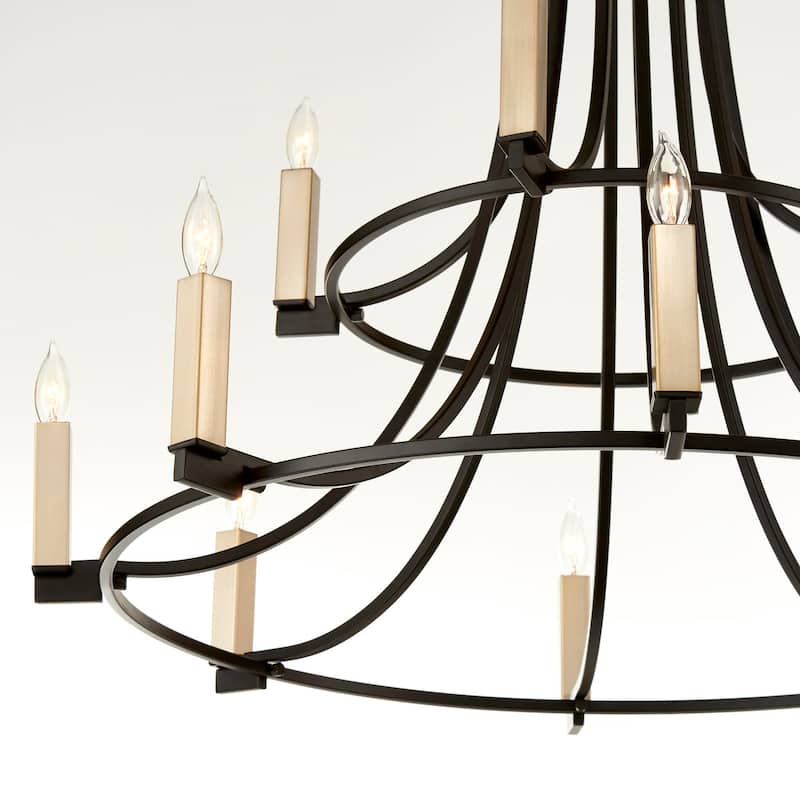 Quorum International 696-12 Olympus 12 Light 32" Wide Ring Chandelier