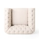 preview thumbnail 24 of 51, Castalia Chesterfield Tufted Club Chair by Christopher Knight Home - 39.00" L x 33.50" W x 28.00" H