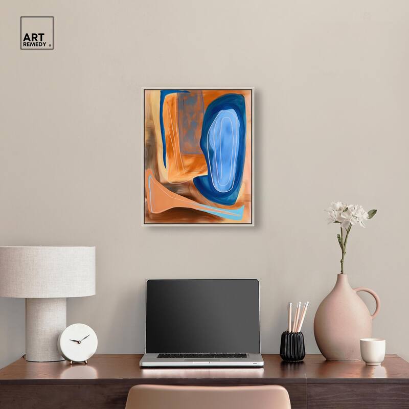 An Abstract Oil I Canvas by Art Remedy