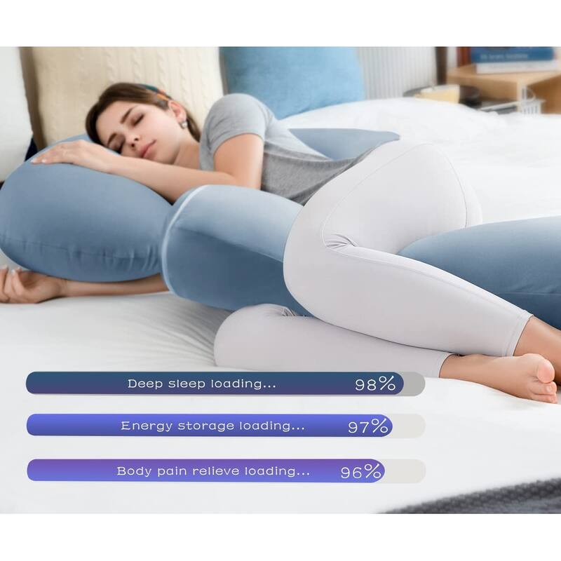 Pregnancy Pillow for Sleeping,Body Pillow for Adults, Cooling Maternity