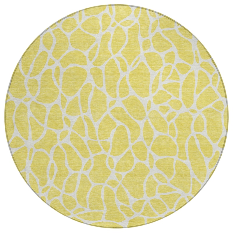 HomeRoots Geometric Transitional Rectangle Outdoor Rug