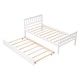 preview thumbnail 8 of 7, Twin Bed Frame with Pull-Out Trundle, Ideal for Small Spaces