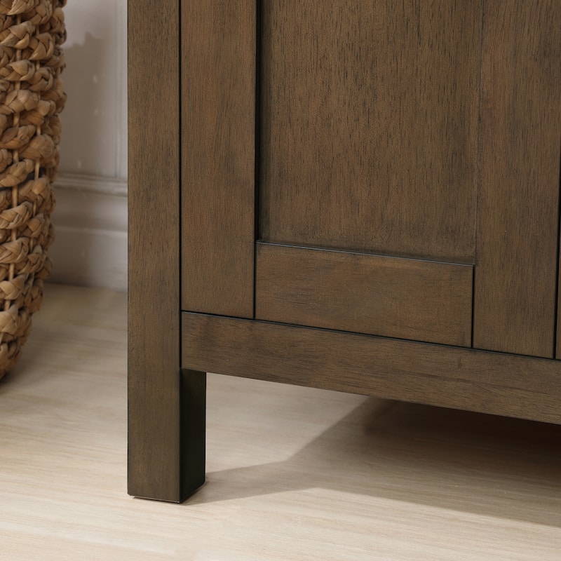 OVE Decors Tahoe 72 in. Almond Latte Vanity with 2 Mirrors included