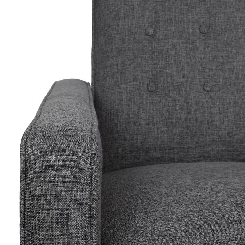 Denison Upholstered Loveseat Pushback Recliner by Christopher Knight Home