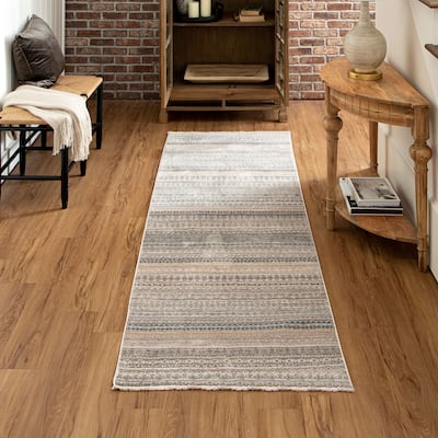 Mohawk Home Greystone Ornamental Striped Area Rug