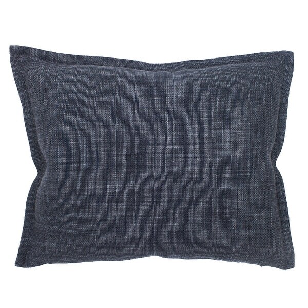 Jiti Indoor Lux Classic Flanged Navy Textured Linen Rectangle