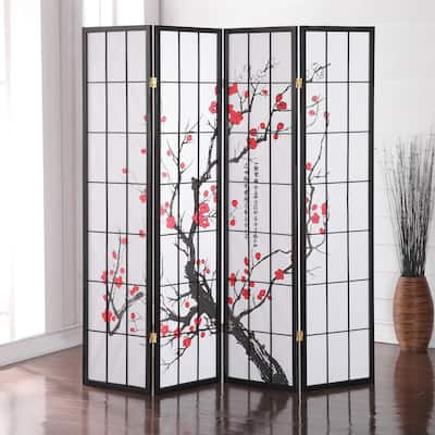 4-Panel Screen Room Divider