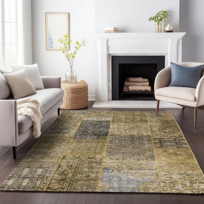 Premium Washable Super Soft Boho Patches Mayfield Rug