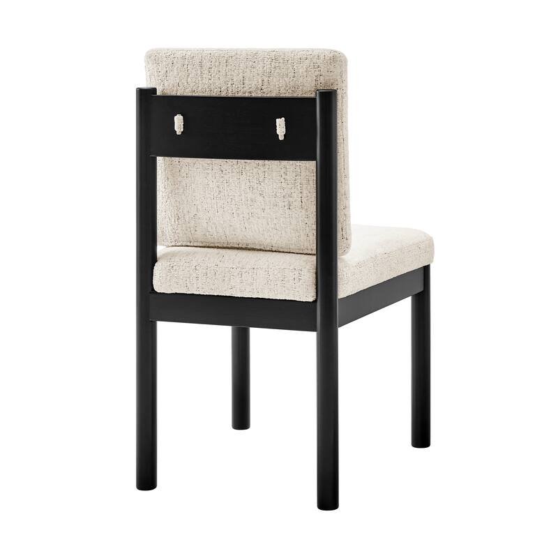 NPD Furniture Melvin Fabric Dining Side Chair (Set of 2)