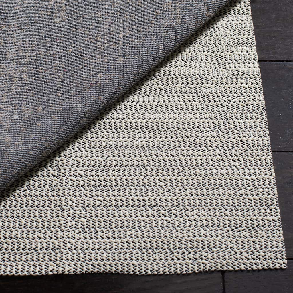 SAFAVIEH Ultra Rug Pad 1" Extra Thick with Open Weave Pattern - Slip Resistant & Trim-to-Fit - White
