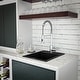 preview thumbnail 34 of 65, Karran QT-825 Drop-in 15-3/4" Single Bowl Quartz Composite Kitchen Sink