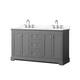 Option Dark Gray / Giotto Quartz Top / Polished Chrome
