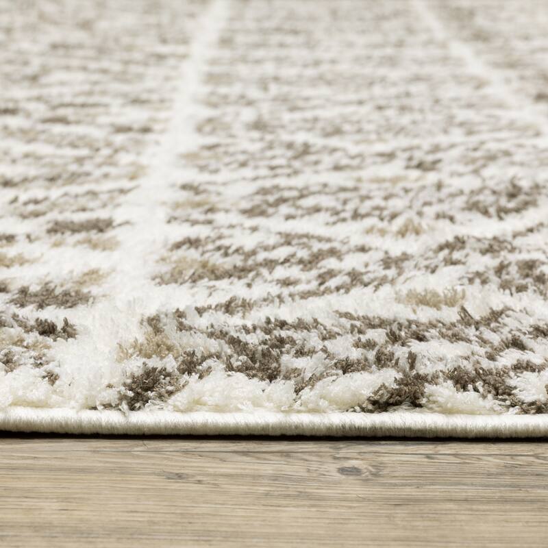 Paige Updated Lodge Brown/Beige Area Rug