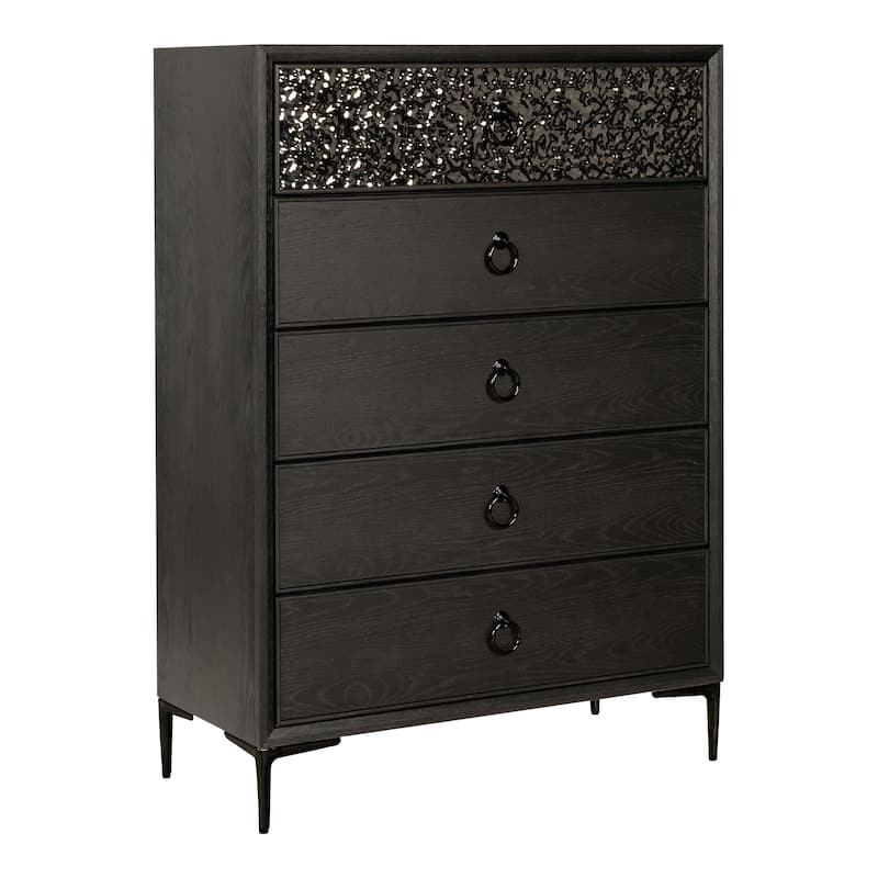 Furniture of America Fable Modern 3-Piece Solid Wood Chest and 2-Nightstand Bedroom Set