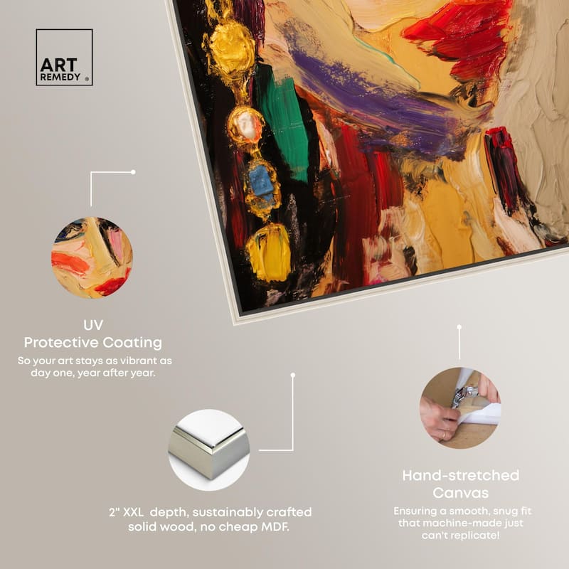 Colorful Expression I Canvas by Art Remedy