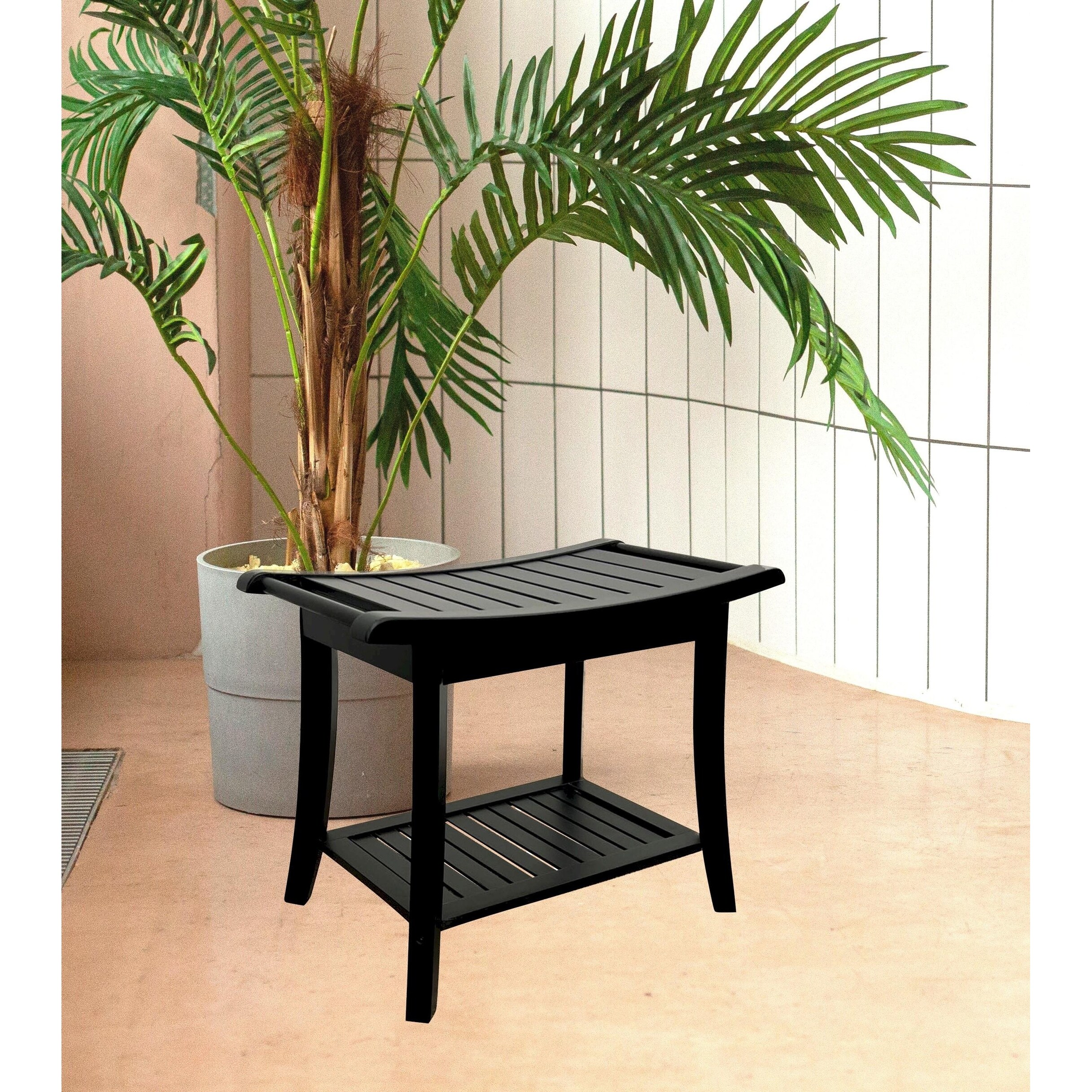Solid Bamboo Spa Style Bench On Sale Bed Bath Beyond 30533599
