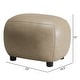 preview thumbnail 21 of 112, KINWELL 23" Wide Faux Leather Upholstered Ottoman Footrest, PU Entryway Footstool