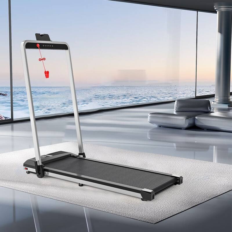 Folding Treadmill with Remote Control - Compact, Quiet, and Powerful for Home and Office Fitness
