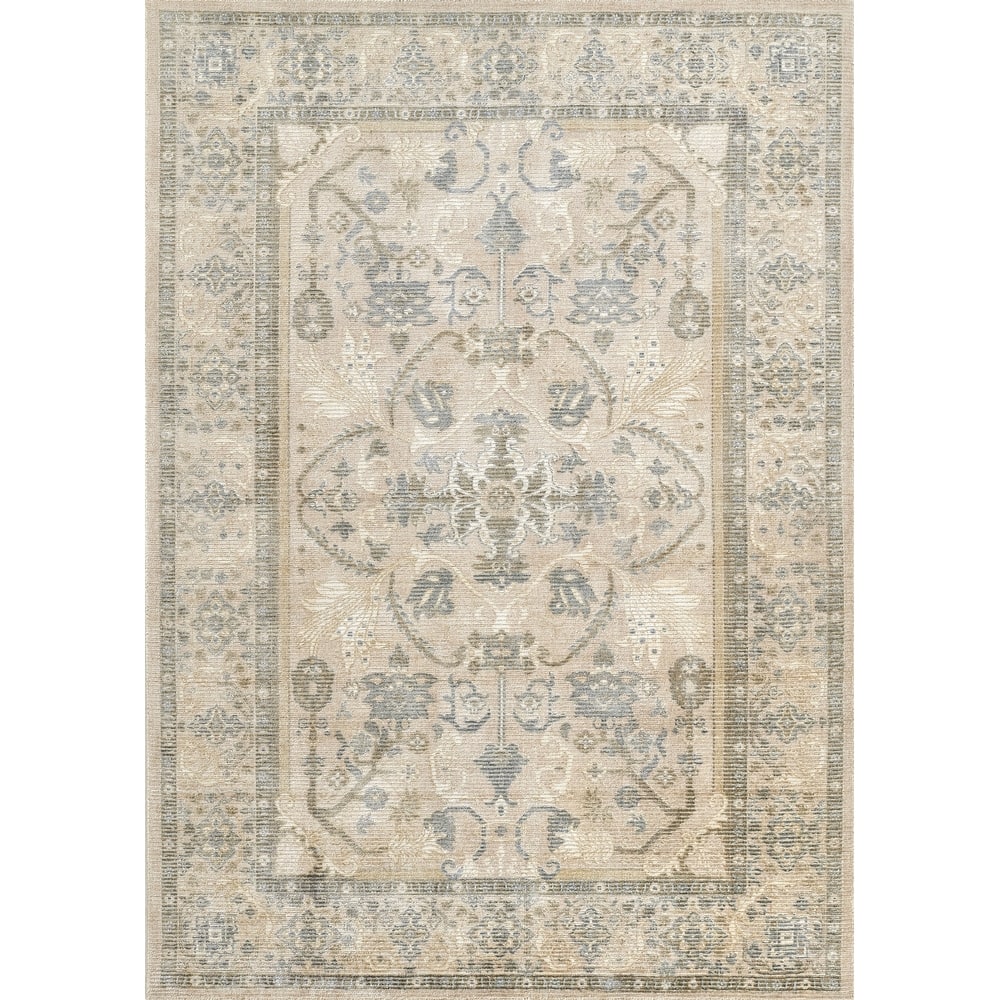 Momeni Estelle Hand Loomed Wool and Viscose Traditional Area Rug