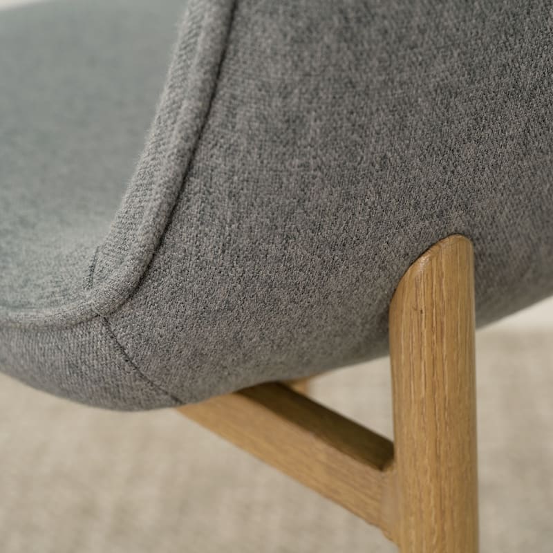 Mid-Century Solid Back Side Dining Chair (Set of 4)