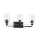 preview thumbnail 17 of 16, Minka Lavery Binsy - 1 Light Bath Vanity in Coal Finish