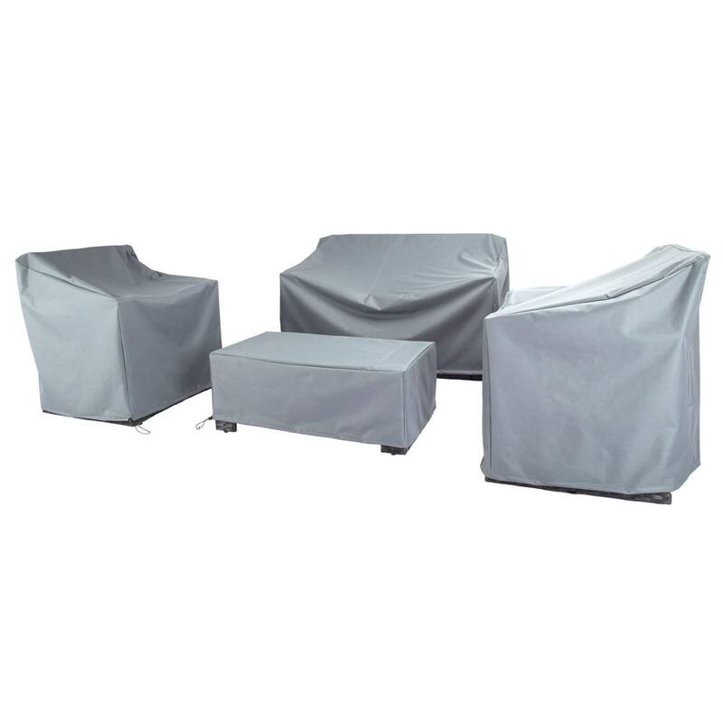 Rectangular Multi-Purpose Outdoor Patio Cover - 34" x 22" x 22" - Gray