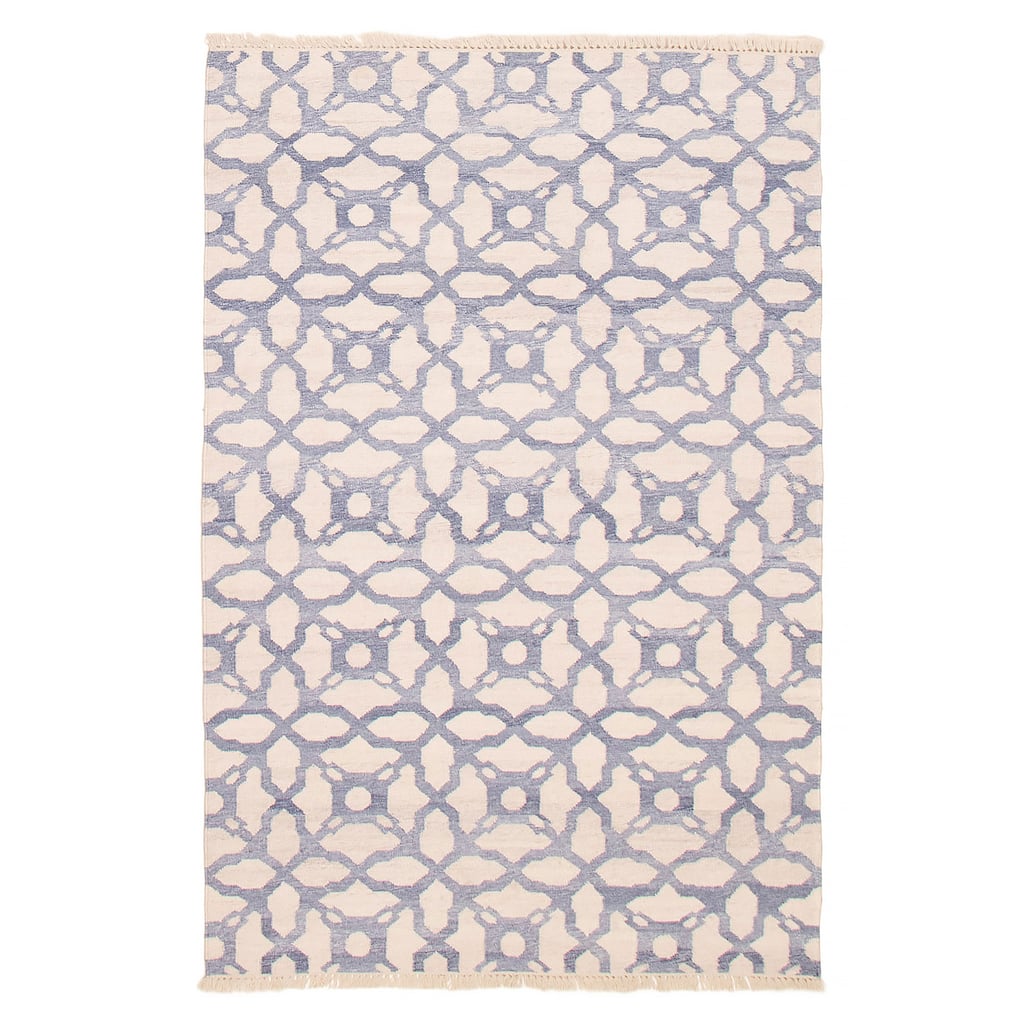 Ankara FW Slate Blue Kilim 5'1" x 7'11" - 5'1 x 7'11