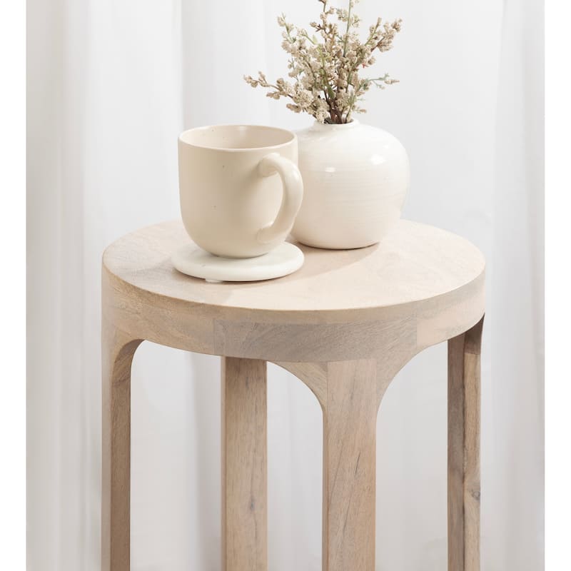 Kate and Laurel Dahl Wood Drink Table