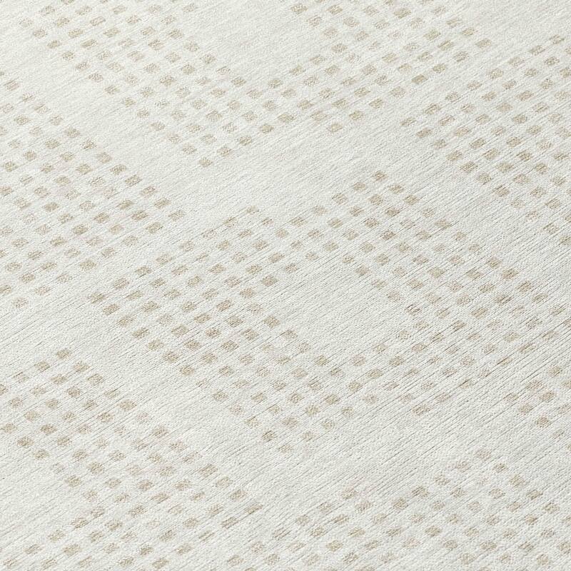 Machine Washable Indoor/ Outdoor Chantille Modern Houndstooth Rug