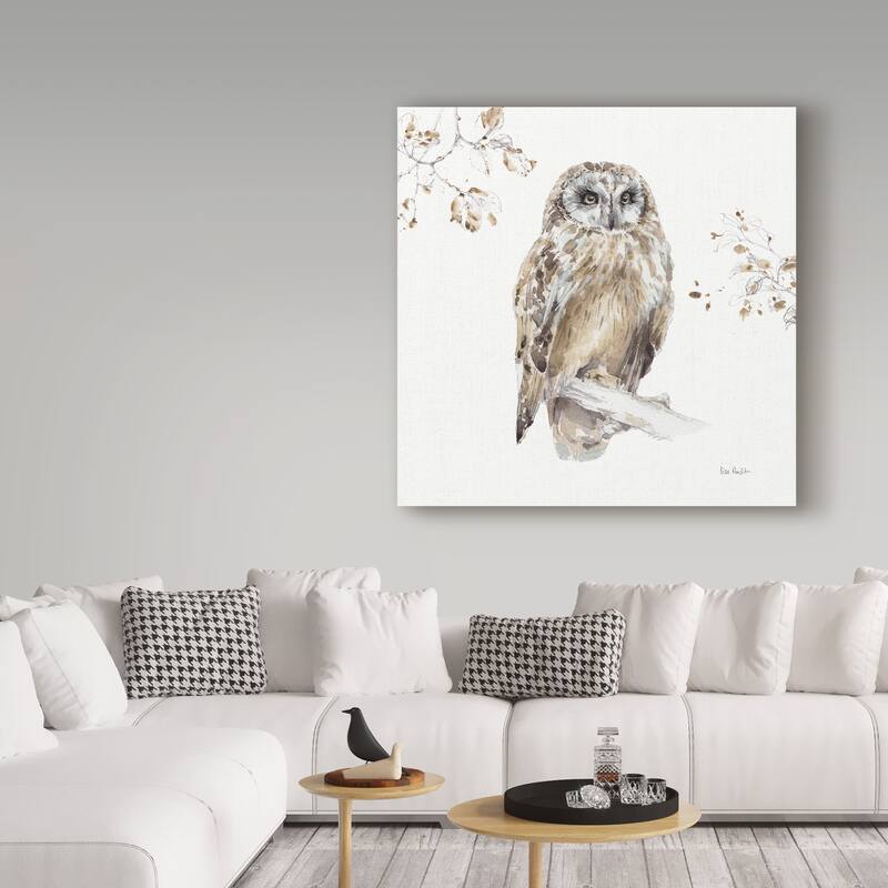Lisa Audit 'Woodland Walk Viii Owl' Canvas Art