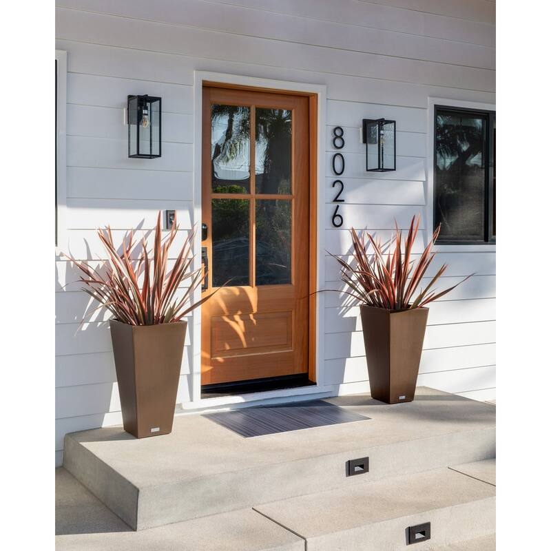 Pure Series Midland Planter - 30 inch - 2 pack - Espresso