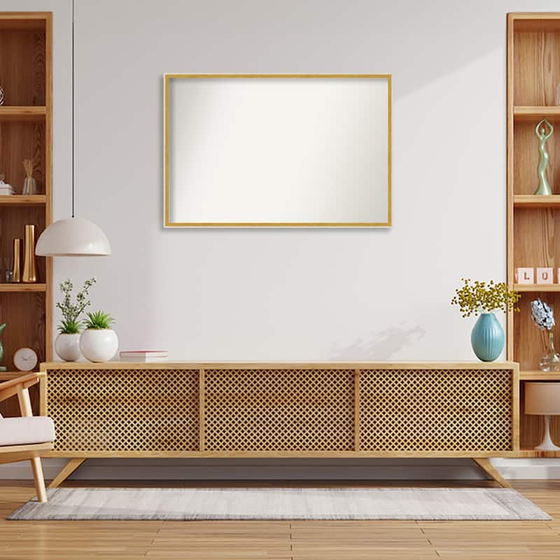 Paige Non-Beveled Wood Framed Wall Mirror