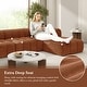 preview thumbnail 7 of 60, Christopher Knight Home - 122" Modern L-Shaped Sectional Sofa with Chaise Lounge, No assembly
