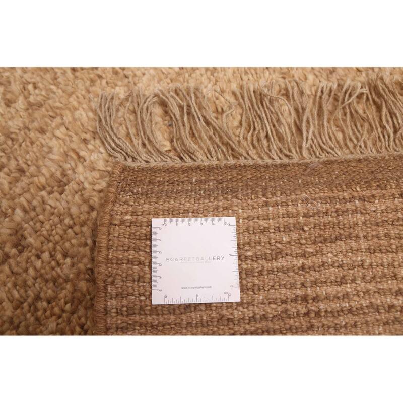 ECARPETGALLERY Hand-knotted Pak Finest Gabbeh Light Brown Wool Rug - 9'3 x 12'7