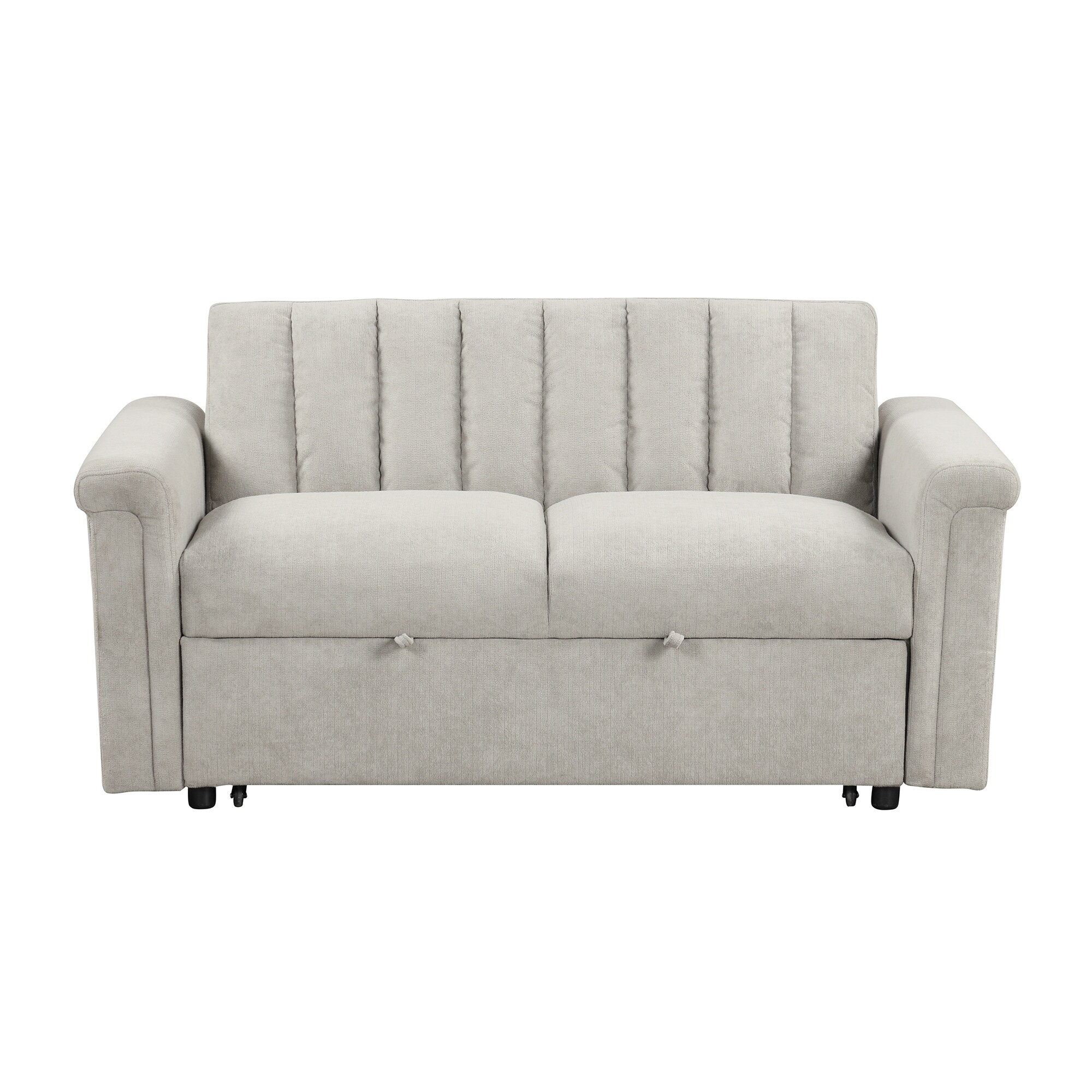 2in1 Loveseat Sofa Convertible Loveseat with Pullout Sofa Bed