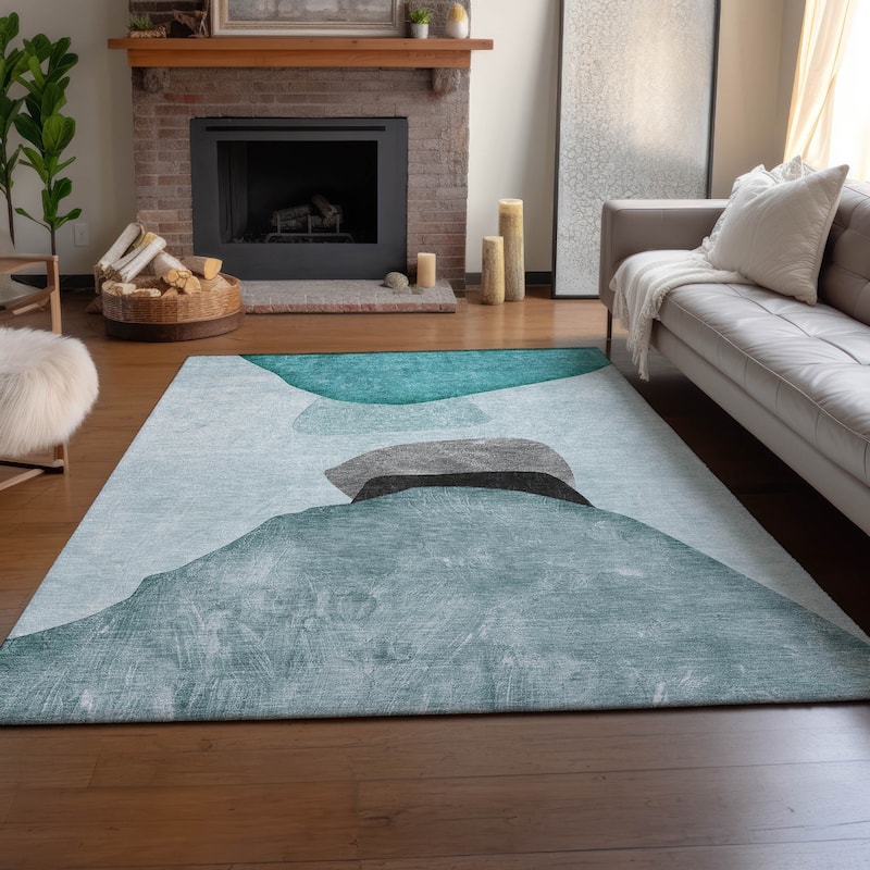 Premium Washable Super Soft Modern Abstract Mayfield Rug