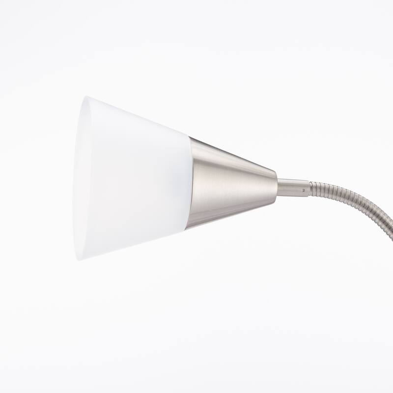 71.3" Tall Standing LED Floor Lamp with Shade - Adjustable Brightness