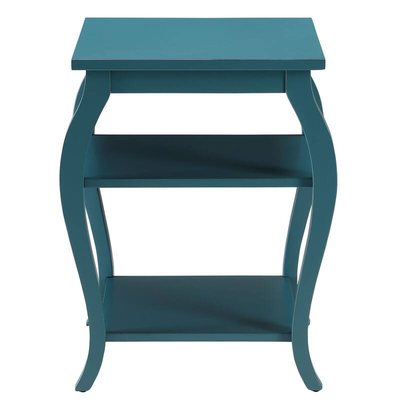 Andreas 2-shelf End Table